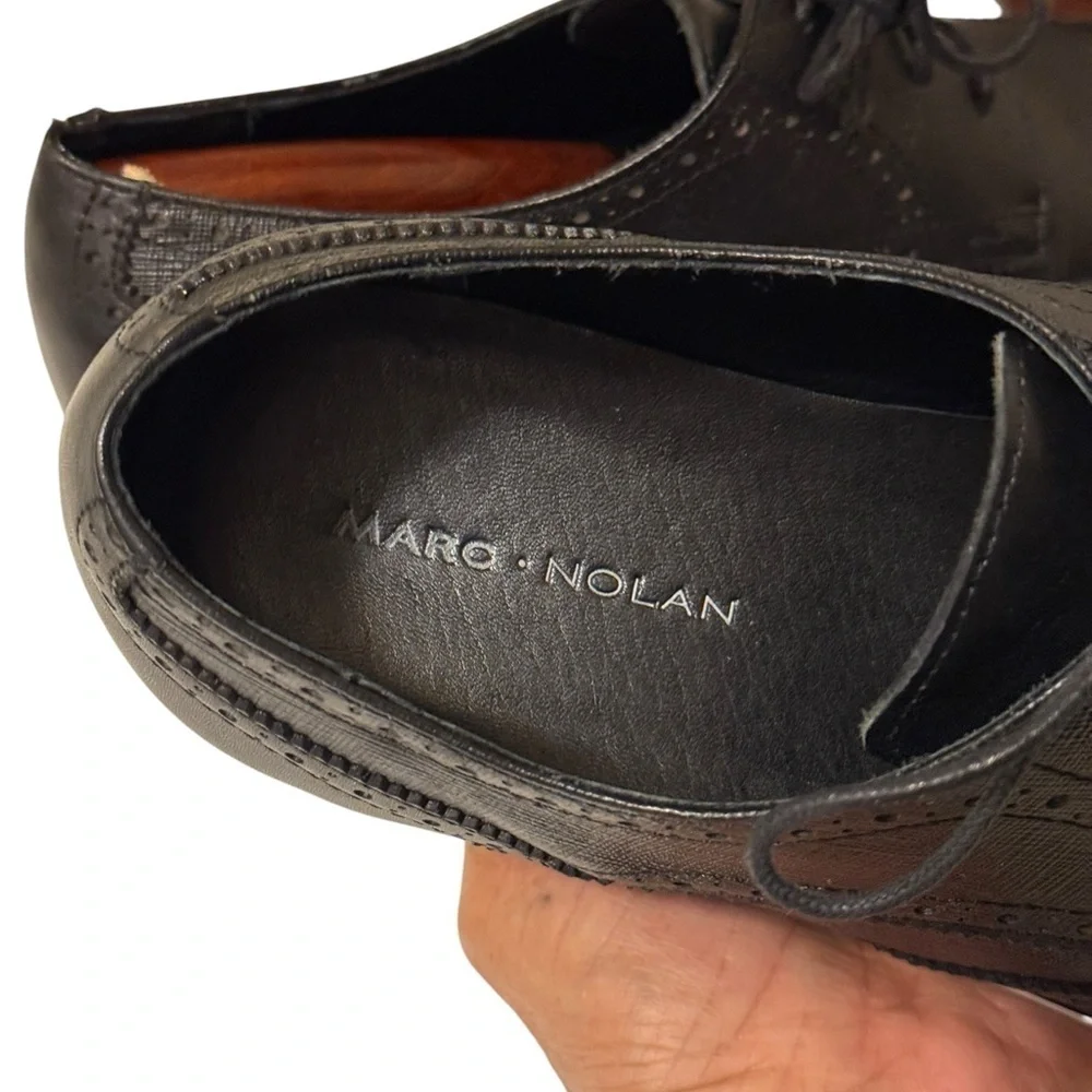 Maro Malon  Black Leather Dress Shoes chick and comfy